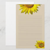 Papeterie Papier d'écriture personnelle à feuilles de tourne (Devant / Derrière)