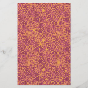 Papeterie Papier du bloc-notes Retro Circles