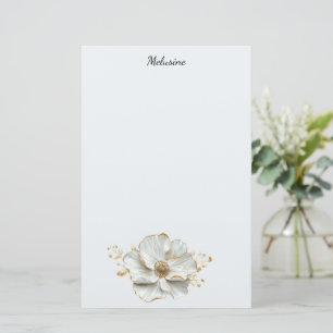 Papeterie Papier en fleurs