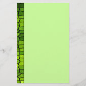 Papeterie Papier en mosaïque verte (Devant)