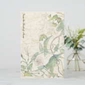 Papeterie Papier fait main Morning Fleurs de gloire Papier à (Debout devant)