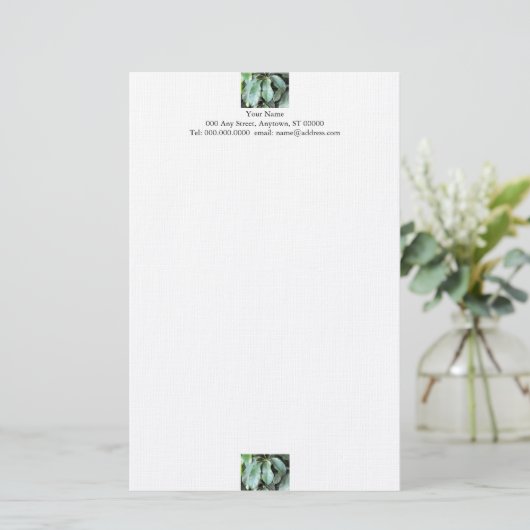 Papeterie Papier Feuille de jardin (Debout devant)