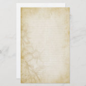 Papeterie Papier floral lin (Devant / Derrière)