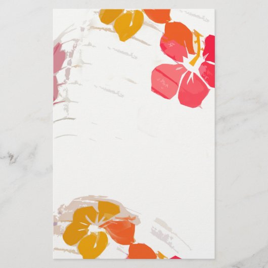 Papeterie Papier Lanterne Hibiscus (Devant)