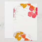 Papeterie Papier Lanterne Hibiscus (Devant / Derrière)