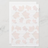 Papeterie Papier Linked Avec Arrière - plan Feuille (Devant / Derrière)