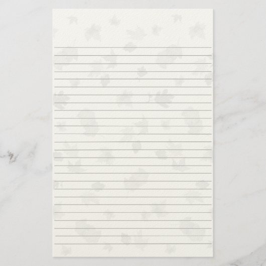 Papeterie Papier Linked Avec Feuilles (Devant)