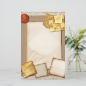 Papeterie Papier Monogramme vintage (Debout devant)