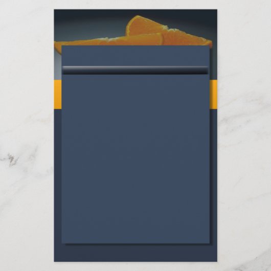 Papeterie Papier orange de minuit (Devant)