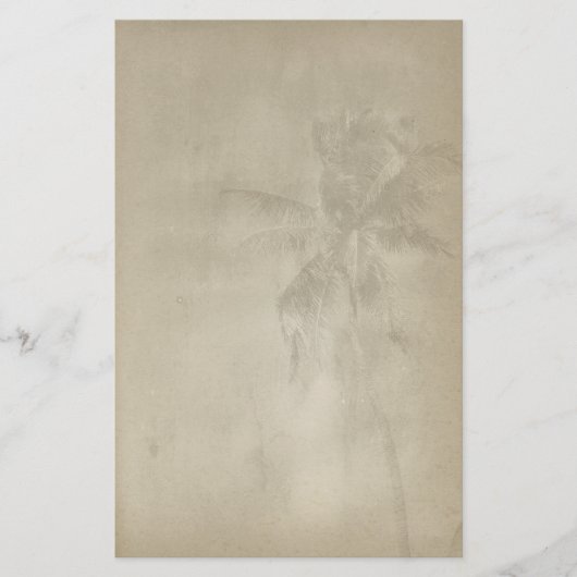 Papeterie Papier Papier à Papier à Palm Tropical Retro (Devant)