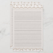 Papeterie Papier papier ancien Vintage (Devant / Derrière)