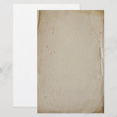 Papeterie Papier papier fin livre vintage (Devant / Derrière)