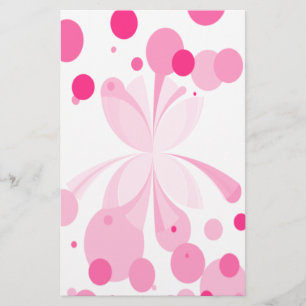 Papeterie Papier papillon Abstrait rose vif