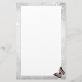 Papeterie Papier papillon rose brillant (Dos)