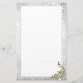 Papeterie Papier Peacock Or (Dos)