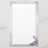 Papeterie Papier Peacock Violet (Dos)