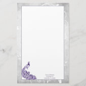 Papeterie Papier Peacock Violet (Devant)
