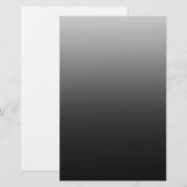 Papeterie Papier peint noir (Devant / Derrière)