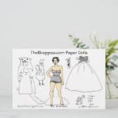 Papeterie Papier-poupées de Bloggess (par le fattieart) (Debout devant)