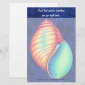 Papeterie Papier Rainbow Shell (Devant / Derrière)