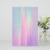 Papeterie Papier rayé de lumières du nord (Debout devant)