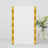 Papeterie Papier rayures jaune vif (Debout devant)