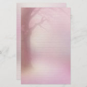 Papeterie Papier rose (Devant / Derrière)