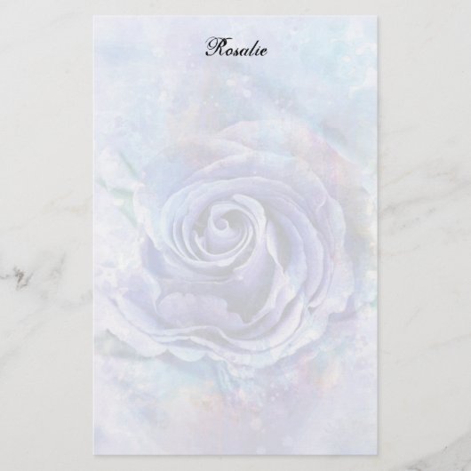 Papeterie Papier Rose bleu (Devant)