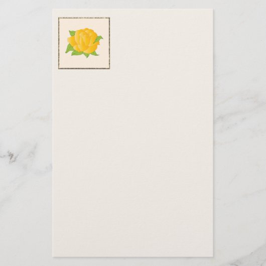 Papeterie Papier rose jaune moderne (Devant)