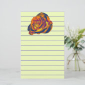 Papeterie Papier Rose orange (Debout devant)