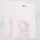 Papeterie Papier rose souple (Devant / Derrière)