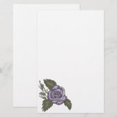 Papeterie Papier Rose violet foncé (Devant / Derrière)