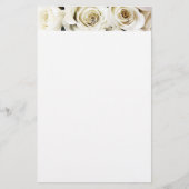 Papeterie Papier Roses Blanches (Devant)