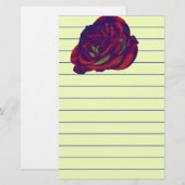 Papeterie Papier rouge (Devant / Derrière)