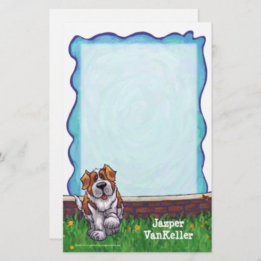 Papeterie Papier Saint Bernard (Devant / Derrière)