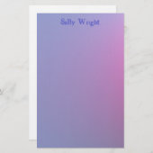 Papeterie Papier souple pourpre (Devant / Derrière)