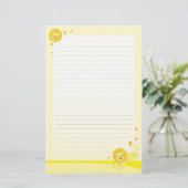 Papeterie Papier stationnaire de lion mignon de fierté (Debout devant)