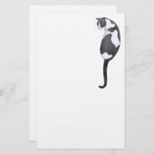 Papeterie Papier Tuxedo noir et blanc (Devant / Derrière)