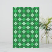 Papeterie Papier vert Plaid (Debout devant)