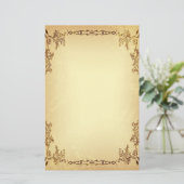 Papeterie Papier vieilli Vintage rétro (Debout devant)