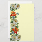 Papeterie Papiers à lettres et fleurs de Cornouailles (Devant / Derrière)