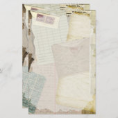 Papeterie Papiers anciens vintages (Devant / Derrière)