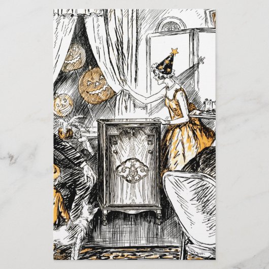 Papeterie Papiers Vintages Halloween (Devant)