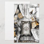 Papeterie Papiers Vintages Halloween (Devant / Derrière)