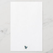 Papeterie Papillon bleu à queue orientale (Devant)