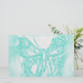 PAPETERIE PAPILLON D'OR EN BLEU (Debout devant)