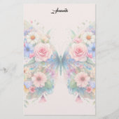 Papeterie Papillon Floral (Devant)