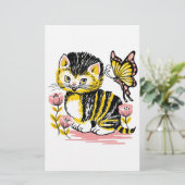 Papeterie Papillon & Kitten (Debout devant)