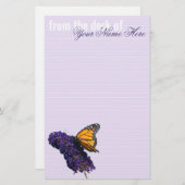 Papeterie papillon monarque (Devant / Derrière)