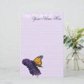 Papeterie papillon monarque (Debout devant)